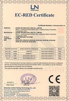 CE Certificate of Home Security System